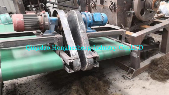 16cm Green Scrap Rubber Steel Separator Raw Rubber Steel Wire Separator Machine