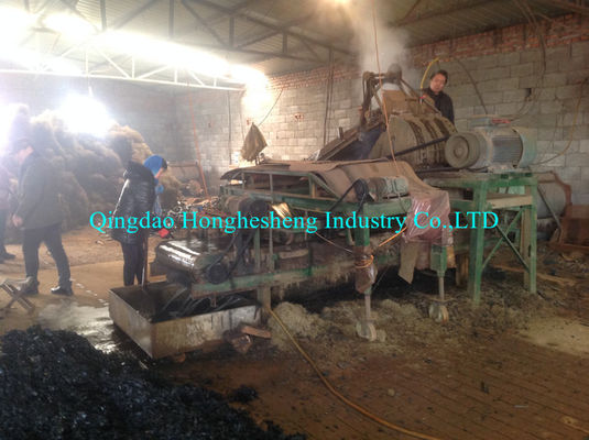 Unvulcanized Uncured Green Scrap Rubber Steel Separator 15CM 17CM Automatic