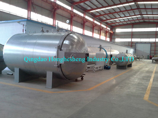 Dia 1700mm Length 7000mm Vulcanizing Tank Rubber Shoes Curing Chamber