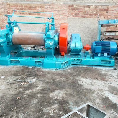 450V Second Hand Used Rubber Open Mill Two Roll Mixing Mill Machine