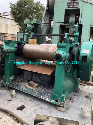 450V Second Hand Used Rubber Open Mill Two Roll Mixing Mill Machine