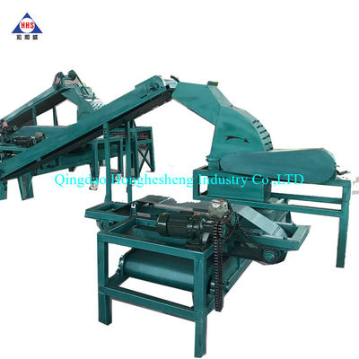 Unvulcanized Uncured Green Scrap Rubber Steel Separator 15CM 17CM Automatic