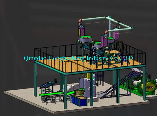 Upper And Auxiliary Machines Automatic Batching System For Internal Mixer