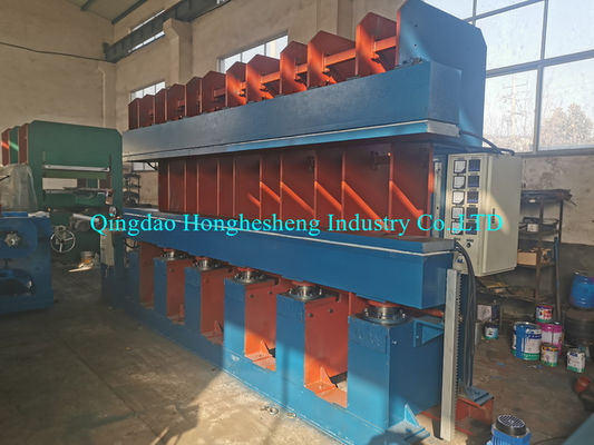 C-frame rubber tread plate vulcanizing press machine