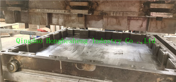 Crumb Rubber Tile Making Machine Interlocking With 50T Mold Closing Force