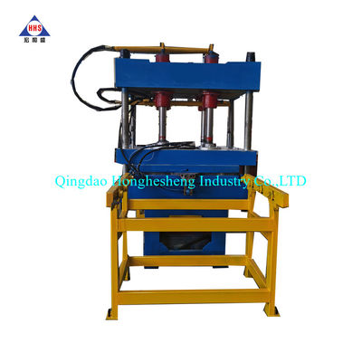 Rubber Interlock Brick Making Machine Down Stroke Type 1 Layer