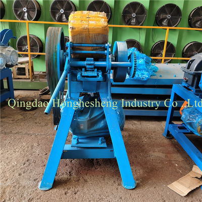 Heavy Duty Waste Tire Block Cutter Rubber Machine To Cut Tire Strips To Blocks