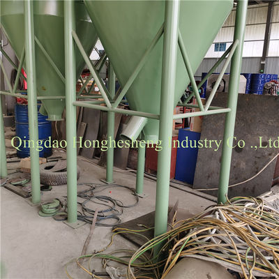 5-10 Mesh Vibrating Screen Waste Tyre Recycling Machine For Fiber Separator