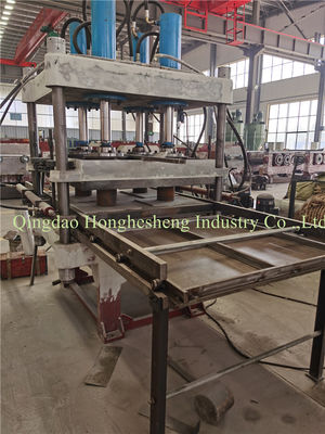 120 Ton Rubber Bricks Tire Recycling Machine 7.5kw 1100x1100