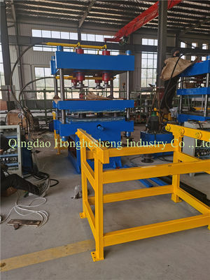 Rubber Interlock Brick Making Machine Down Stroke Type 1 Layer