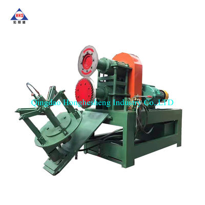 Both Sides Automatic Tyre Cutting Machine For 3 Pieces Waste Tyre Recycling Plant