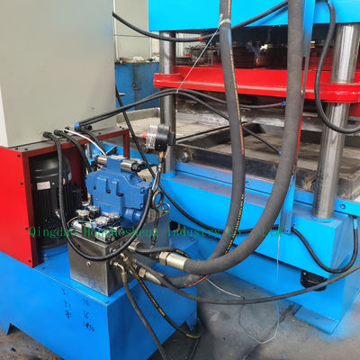 Down Stroke Type Rubber Interlock Brick Making Machine 120T