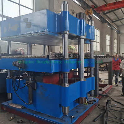 Six Column Type Plate Vulcanizing Press Machine Steam Heating 600T