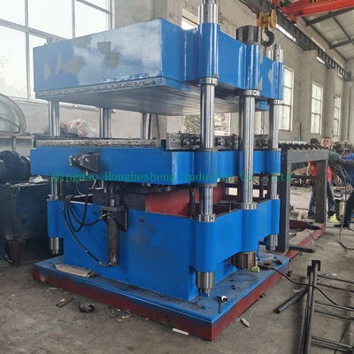 Six Column Type Plate Vulcanizing Press Machine Steam Heating 600T