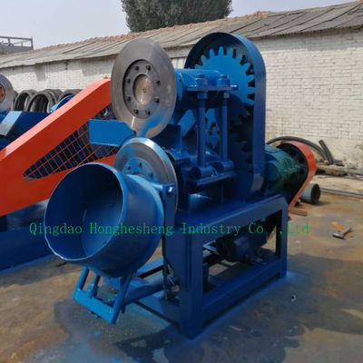 Automatic Strip Lump Cutting Waste Tire Recycling Machine 450 R/Min