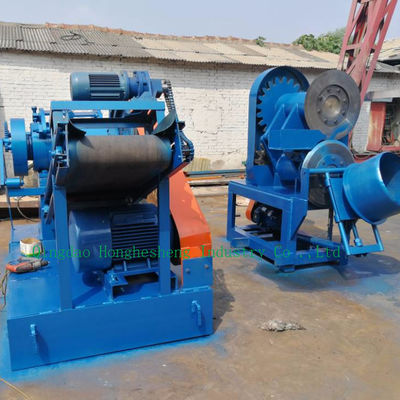 Automatic Waste Tyre Strip Block Cutting Machine For Tyres Chip