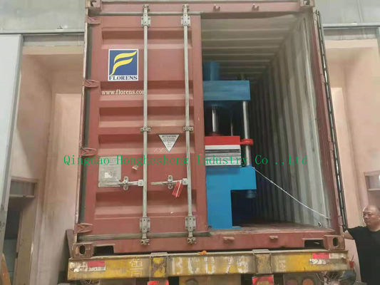 Automatic EPDM / Rubber Flooring Mat Vulcanizing Press 7.5KW