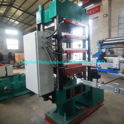 Large Flat Rubber Heating Molding Machine Seals Four Column Vulcanization
