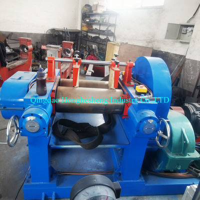Two Roll Open Rubber Mixing Mill / Silicone Mixing Mill Open Type Eurepoean Style