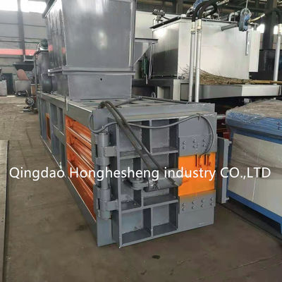 Automatic Horizontal Plastic Bottle Press Recycled Cardboard Baler Machine