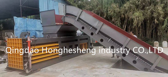 Automatic Horizontal Plastic Bottle Press Recycled Cardboard Baler Machine