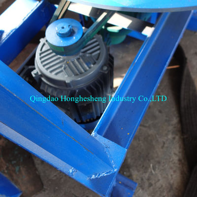 Scrap Tire Blocks Cutter / Cutting Machine For Waste Tyre