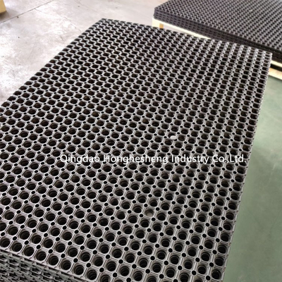Large Holes Rubber Grass Mat Anti Slip Anti UV