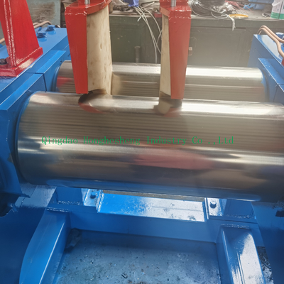 Water Cooling Rubber Mixer Machine Two Roll Open Mixing Mill PLC Controlled
