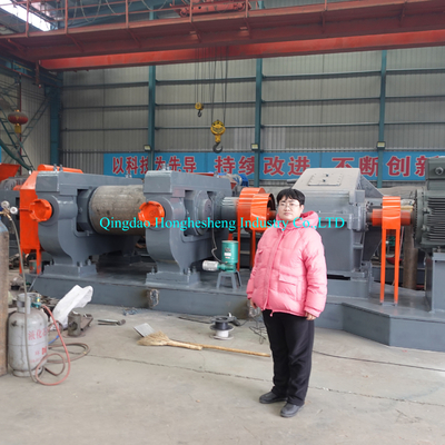 XKP-610 Tire Cracker Mill Rubber Crusher For Reclaimed Rubber Production