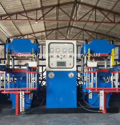 2RT Twin Vulcanizing Machine Producing Rubber Gasket