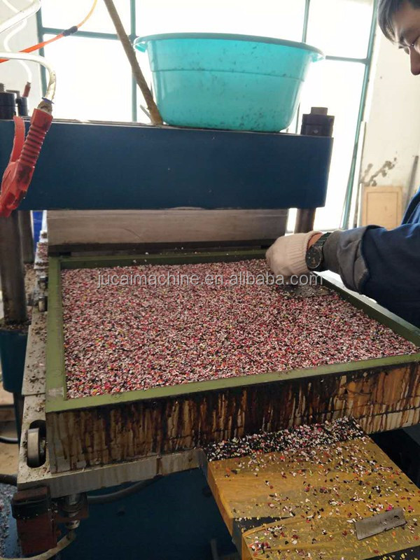 50 Ton Rubber Paver Tile Making Machine For Playground Floor 1