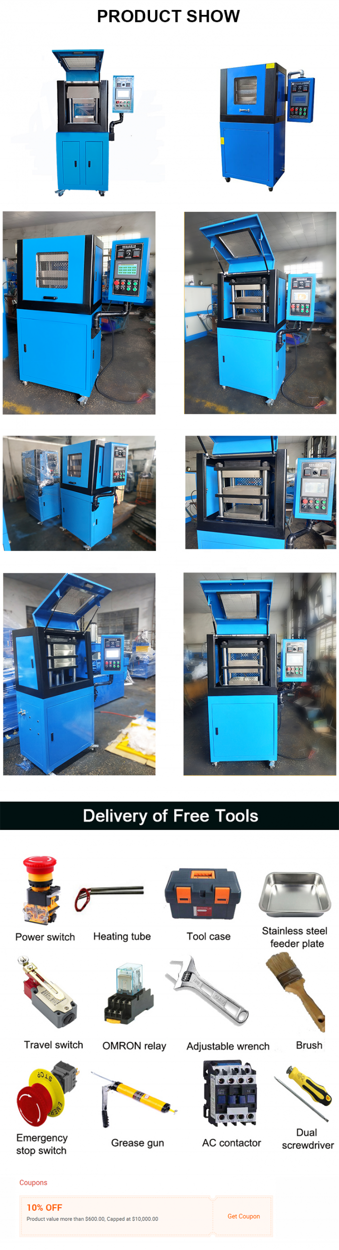 50 Ton Rubber Shop Press Machine