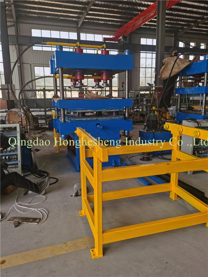 1080X1080mm Rubber Tile Making Machine Rubber Floor Mat Hydraulic